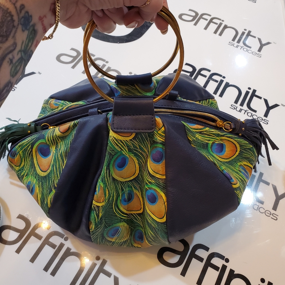 Leather handbag